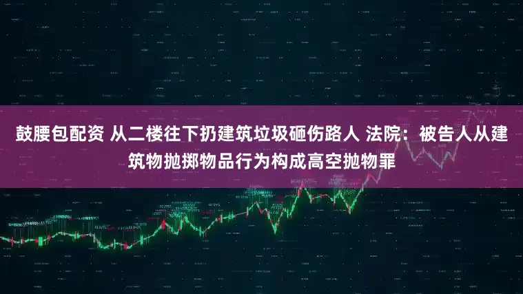 鼓腰包配资 从二楼往下扔建筑垃圾砸伤路人 法院：被告人从建筑物抛掷物品行为构成高空抛物罪